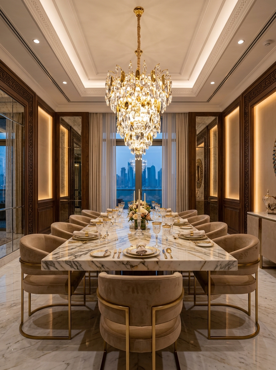 Luxury Dining Room Doha Qatar